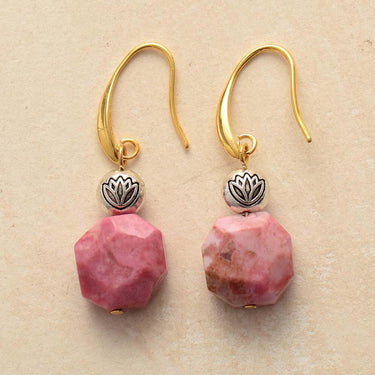 The ‘Gorgeous Me’ Lotus Dangle Earrings-Your Soul Place